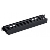 Triton 19' vyväzovací panel 1U plastový RAL9005 RAB-VP-X30-A1