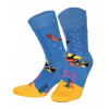 Ponožky, POTÁPAČ, modré , veľ. 45-47