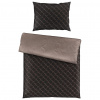 Joop! OBOJSTRANNÁ POSTEĽNÁ BIELIZEŇ, makosatén, hnedá, čierna, 140/200 cm - Obliečky & plachty - 004977051202