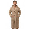 Pánský župan, frote, světle hnědý 1ZF3105 hnědá M + První výměna zboží zdarma.