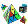 Ikonka Logická hra PYRAMINX Black MoYu