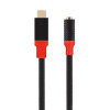 Adaptér Tactical Pin4Fun USB-C-3,5 mm jack 0,1 m čierno-červený