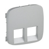 LEGRAND Kryt 755427 VALENA ALLURE 2XRJ11/RJ45 hliník