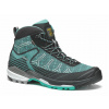 Dámske topánky Asolo Falcon EVO Jaquard GV ML black/aqua green 5,5UK