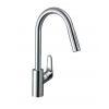 Hansgrohe Focus M41 Drezová batéria M4116-H240 s výsuvnou spŕškou, sBOX, chróm 73880000-HG