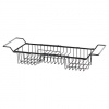 F&F Home Black podnos do vane 56,5-75,5 x 17 x 10,5 cm