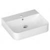 Isvea SOTT AQUA umyvadlo 61x50 cm, závesné/na desku SPH 10SQ51061