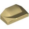 47458 Tan Slope, Curved 1 x 2 x 2/3 Wing End (Opálený svah, zakřivené zakončení křídla 1 x 2 x 2/3)