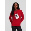 MIKINA KARL LAGERFELD IKONIK 2.0 CHOUPETTE SWEAT CHILI PEPPER