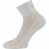 VOOX TWARIX SHORT / Športové krátke ponožky z merino vlny, jemný lem - biela 43-46