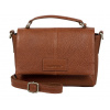 Burkely Casual Cayla svetlosivá malá dámska kožená kabelka s popruhom cez rameno 20 x 15 cm
