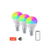 Smart LED žárovka E14 6W RGB plus CCT IMMAX NEO Lite 07745C WiFi Tuya sada 3ks