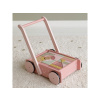 Little Dutch vozíček s kockami - pink flowers bez personalizácie