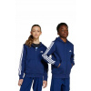 Detská mikina adidas tmavomodrá farba, s kapucňou, s nášivkou, JY4980 152