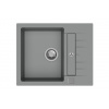 STRONG StrongSinks S3 Drez granit Vardar 615, 615x500 mm,s odkvapávačom a vaničkou,šedý