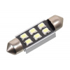 Compass Žiarovka 6 SMD LED 12V suf. SV8.5 38mm s rezistorom CAN-BUS biela
