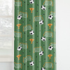 Goldea detský bavlnený záves - futbalový svet 140x150 cm