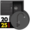 BLANCO SET 09-B 25 METRA 45 S + MIDA antracit