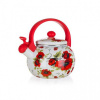 Kanvica Banquet smaltovaná pískacia Poppy 2,2 l