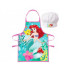 Euroswan Detská zástera s čiapkou Disney Princess Ariel