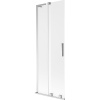 Mexen Velar L, 2-krídlová posuvná vaňová zástena 70 x 150 cm, 8mm sklo námraza, chrómová, 896-070-003-31-01