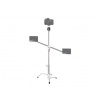 Fotověci Mini Ocelový Jeřábový Teleskopický Stolní Stativ Stojan 53cm C-Stand Boom na Mikrofon Světla Live Broadcast