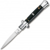 Magnum 01MB278 Sicilian Needle Dark Wood automatický nôž 8,2 cm, Satin, drevo Pakka