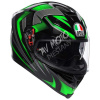 AGV K-5 S Hurricane 2.0 Black Green - XS