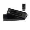 Dynavox Velvet Record Brush Black (Kvalitná semišová kefa na čistenie gramofónových platní s nylonovou kefkou pre hrot prenosky)