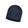 Čiapka BUFF MW Merino Wool Hat - Night Blue Melange