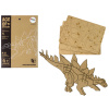 mamido Drevené Puzzle 3D Stegosaurus Vzdelávacia stavebnica 41 dielov