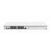 Mikrotik CCR2004-16G-2S+ router zapojený do sítě Gigabit Ethernet Bílá