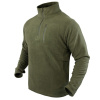 CONDOR OUTDOOR mikina CONDOR 1/4 ZIP FLEECE ZELENÁ