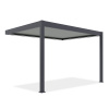 ELEGANCE WALL AUTOMATIC 3x4 Antracit/svetlosivá automatická pergola s osvetlením - Gutroof
