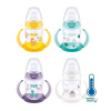 Nuk dojčenská fľaša na učenie s kontrolou teploty 150 ml biela