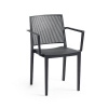 Rojaplast Křeslo GRID ARMCHAIR - antracit 441950