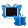 AppleMix Detské puzdro pre Apple iPad mini 1 / 2 / 3 - 3D motýľ - stojan - penové - modré