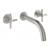 GROHE 20164DC3 ATRIO S Umývadlová 3-otvorová batéria podomietková, Supersteel GRO 20164DC3