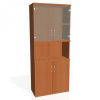Hobis Policová skriňa Strong, 80x192x40 cm, čerešňa/čerešňa