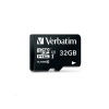 VERBATIM Pro U3 Micro SecureDigital SDHC/SDXC 32GB + SD Adaptér 47041