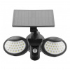 LED nástenné solárne svietidlo s pohybovým senzorom, 10W, IP65, 400lm