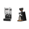 Gaggia Classic E24, stainless steel + Eureka Mignon Zero 65 Speedy, CR black