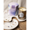 My Jolie Candle MJC Sviečka s náramkom Amethyst, Modrý kvet 250g, Le Pouvoir de pierress