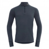 Funkčné tričko DEVOLD Expedition Merino 235 Zip Shirt M nightt