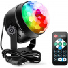 SCÉNICKÁ SVETELNÁ PROJEKTOROVÁ GUĽA DISCO LED RGB