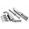 TATechnix Nerezový výfuk 2x76mm VW Golf 3 (1H)