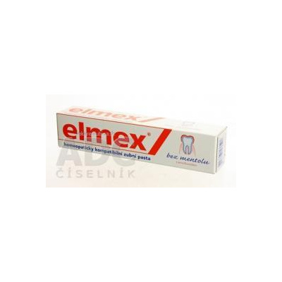 Colgate -Palmolive ELMEX BEZMENTOLOVÁ ZUBNÁ PASTA 1x75 ml