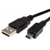 Kabel USB A(M) - miniUSB 5pin B(M), 0,15m