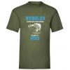 Rybolov a pivo - Olivová , Pánske , XXL
