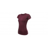 SENSOR MERINO AIR dámské triko kr.rukáv port red XL